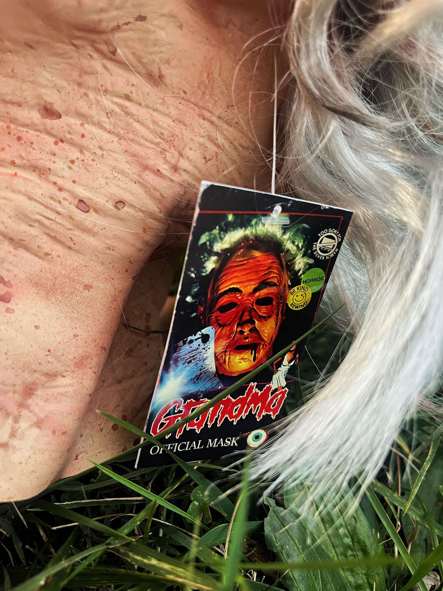 Limited Edition Hand-Painted Grandma Replica Mask