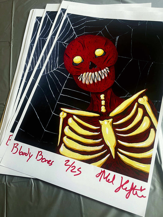 Ultra Rare Hand Signed and Number 11x17 Original Art Print